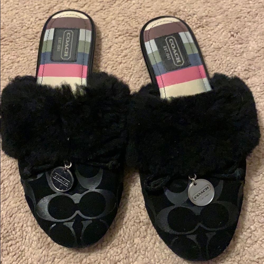 Coach slippers